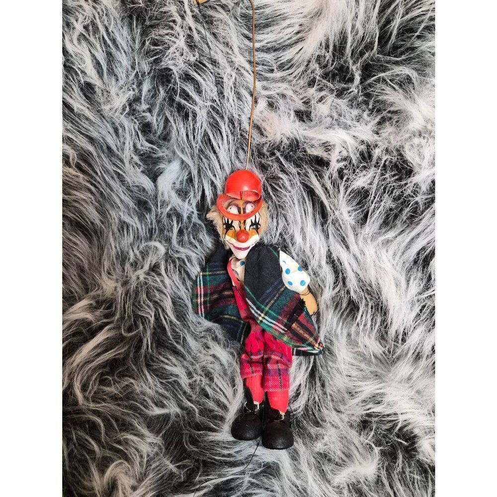 Vintage Clown Marionette
